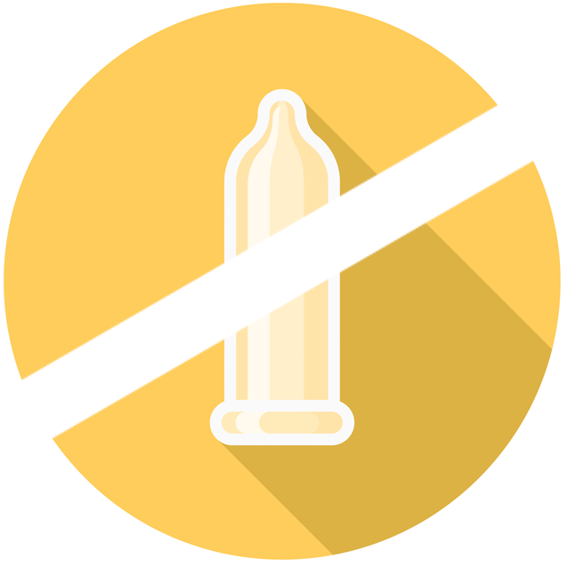 No condom graphic